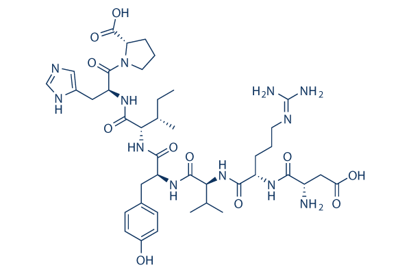 Angiotensin (1-7) Chemical Structure