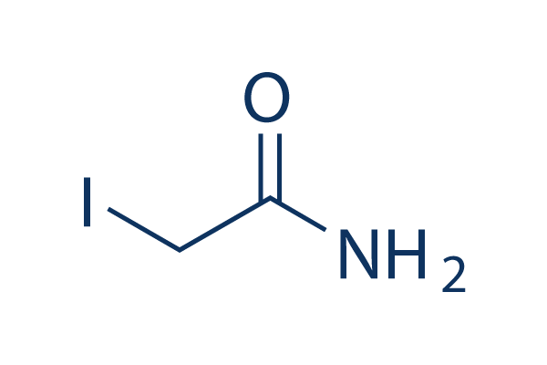 Iodoacetamide Chemical Structure