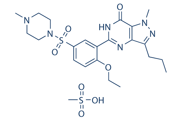 Sildenafil Mesylate Chemical Structure