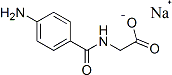 Sodium 4-aminohippurate Chemical Structure